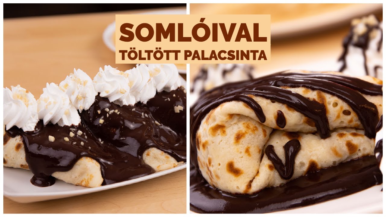 Somlóival töltött palacsinta