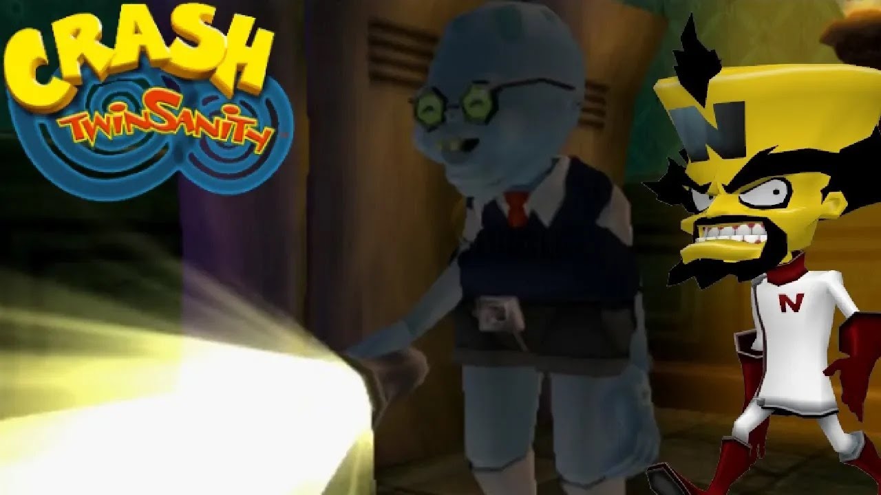 Crash Twinsanity Walkthrough (PS2) - Part 8 - Classroom Chaos (100% All Gems)