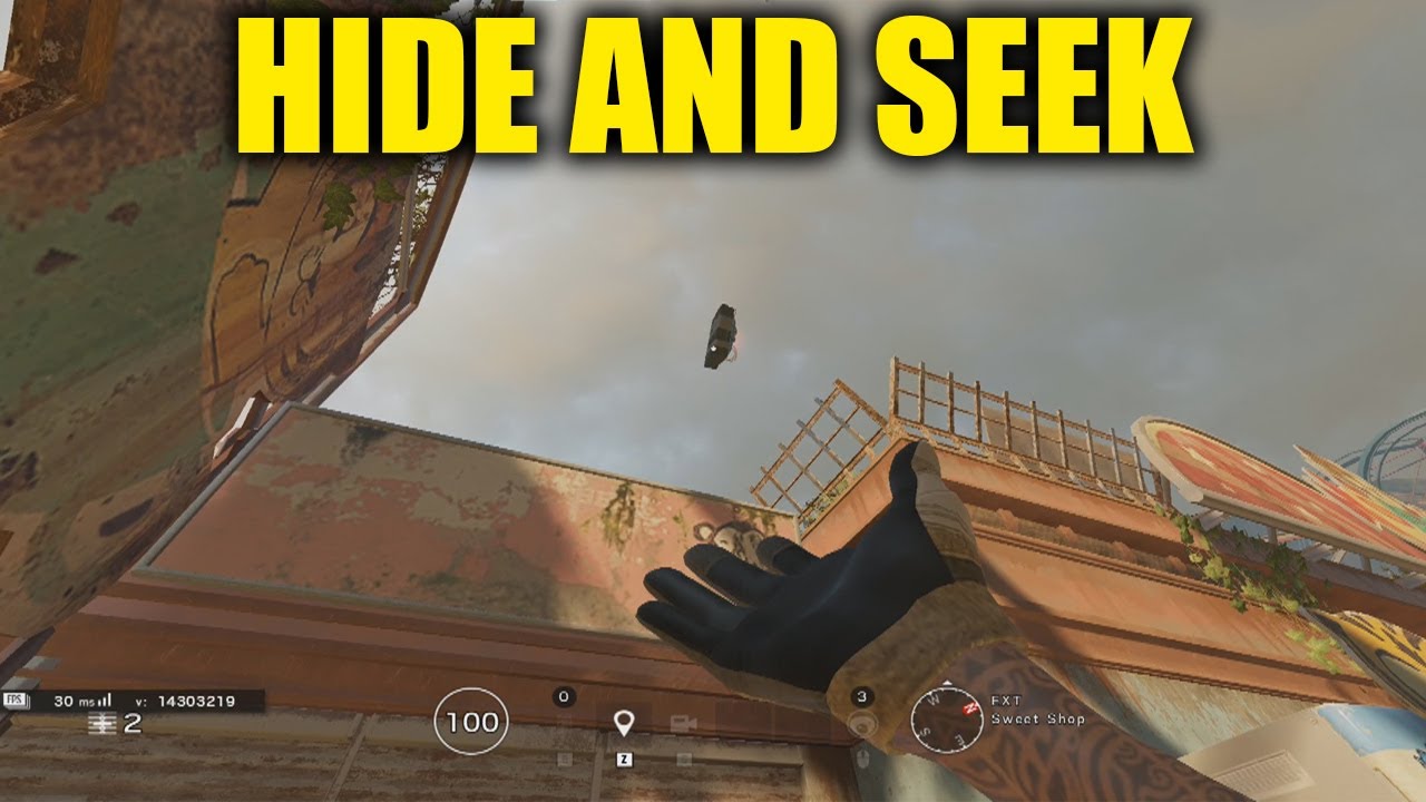 HIDE AND SEEK OUTSIDE THEME PARK! - Rainbow Six Siege