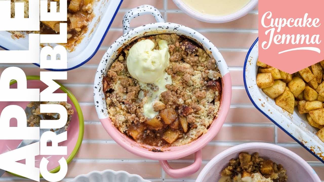 The ONLY Apple Crumble Recipe you'll need! | Cupcake Jemma's best-ever apple crumble