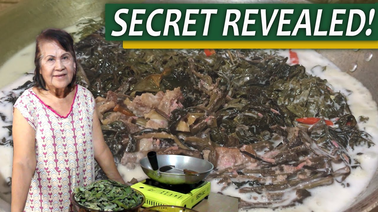 LAING RECIPE | SIKRETO SA PAGLUTO NG LAING PARA KATI NO MORE NANAY PHEBE’s WAY (BICOLANO DISH!)