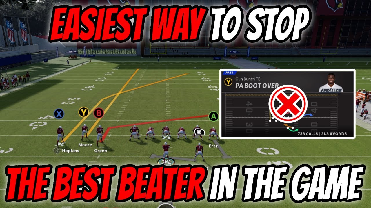 EASIEST ADJUSTMENT TO SHUT DOWN BUNCH TE PA BOOT BOMB IN 335 WIDE | MADDEN 22 DEFENSIVE TIPS