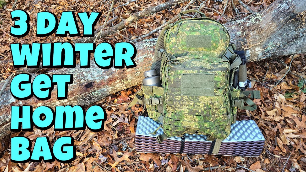 72hr Winter Survival/Get Home Bag loadout | Direct Action Ghost MK2