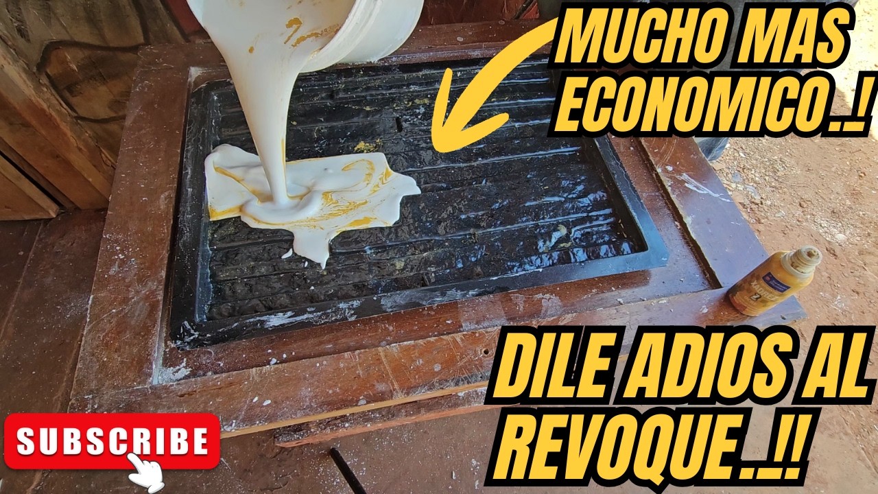 Dile ADIOS al REVOQUE. Esta NUEVA TECNICA LO CAMBIARÁ TODO, MUCHO MAS ECONOMICO