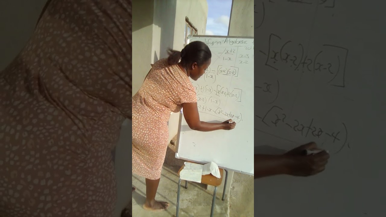 Algebraic Fractions lesson 2