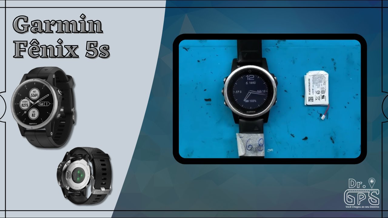 Reparo Garmin Fênix 5s (Doutor GPS de São José dos Campos - SP)