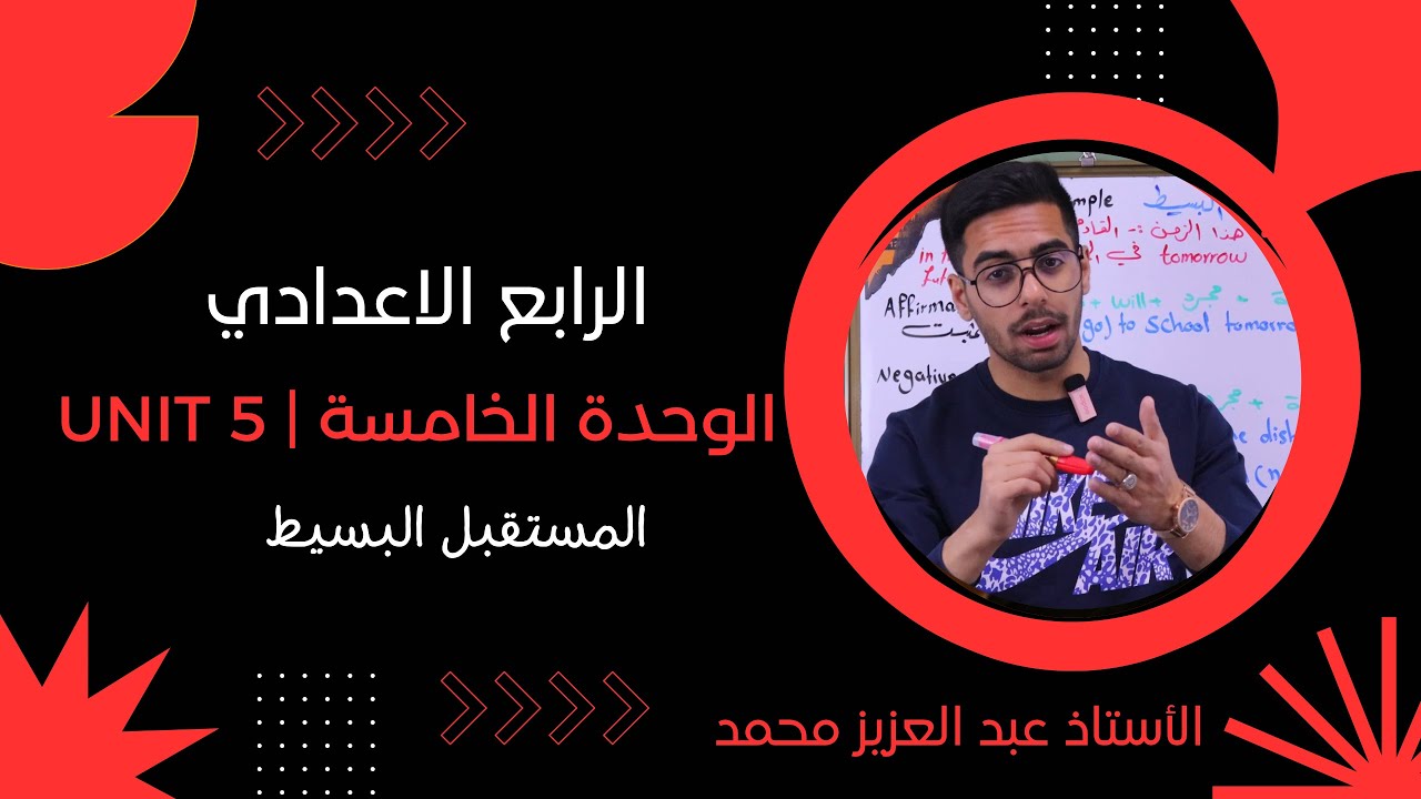 الرابع الإعدادي | الوحدة الخامسة | المستقبل البسيط