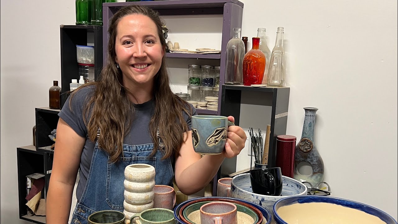 Kiln Opening with Naptime Potter at Hobble Creek Pottery - Glazing tips, Ceramic Glazes and more!