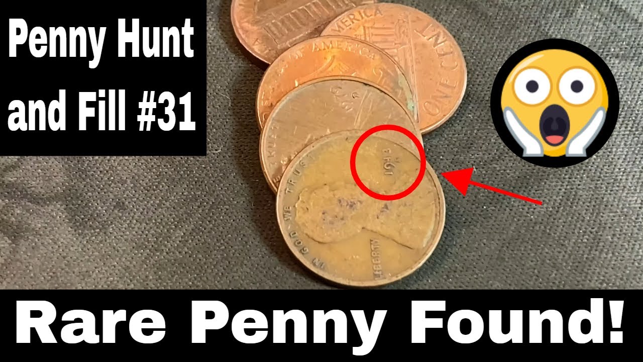 Rare Penny Found - Penny Hunt and Fill #31