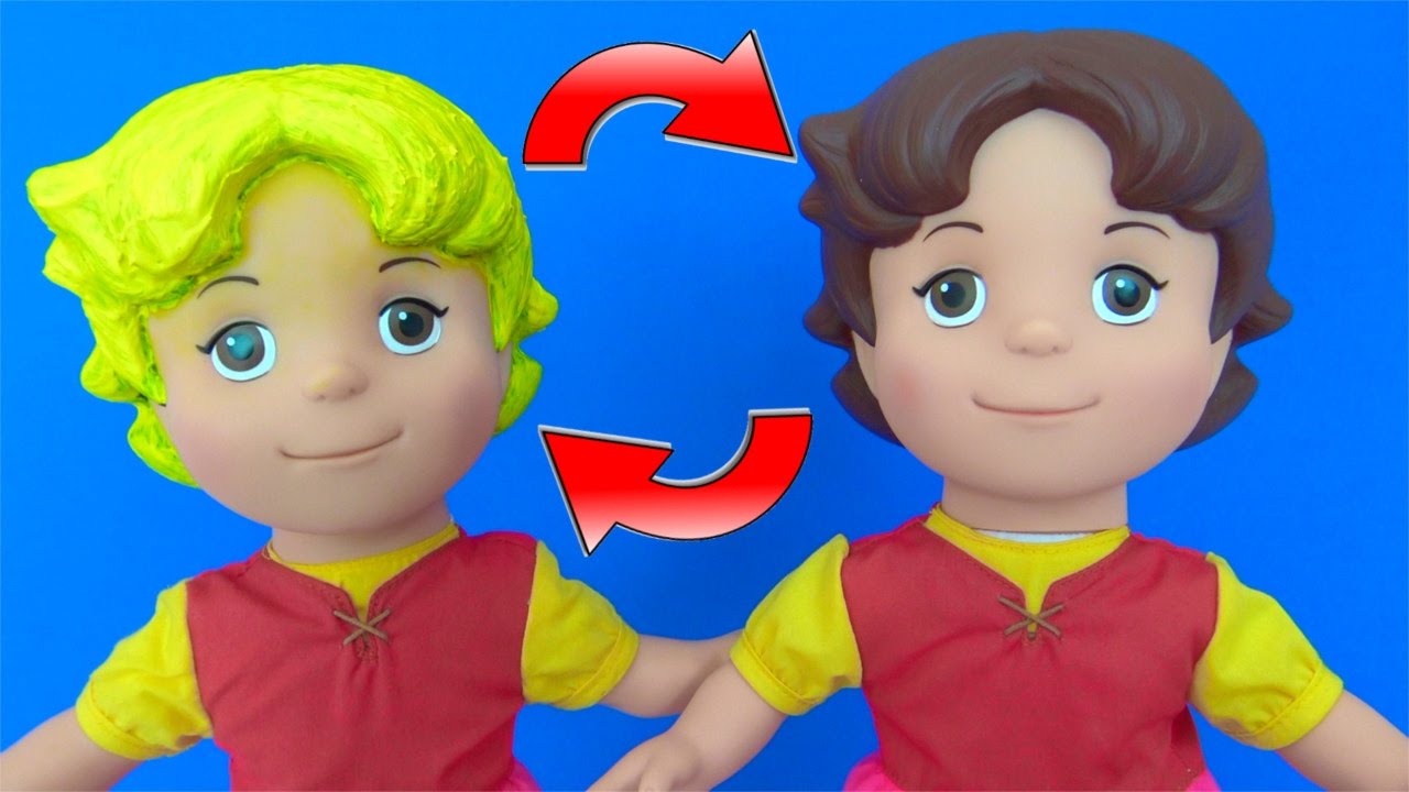 kuaför Caillou Heidi’nin saçlarını sarıya boyuyor Heidi ve Niloya neler yapıyor?