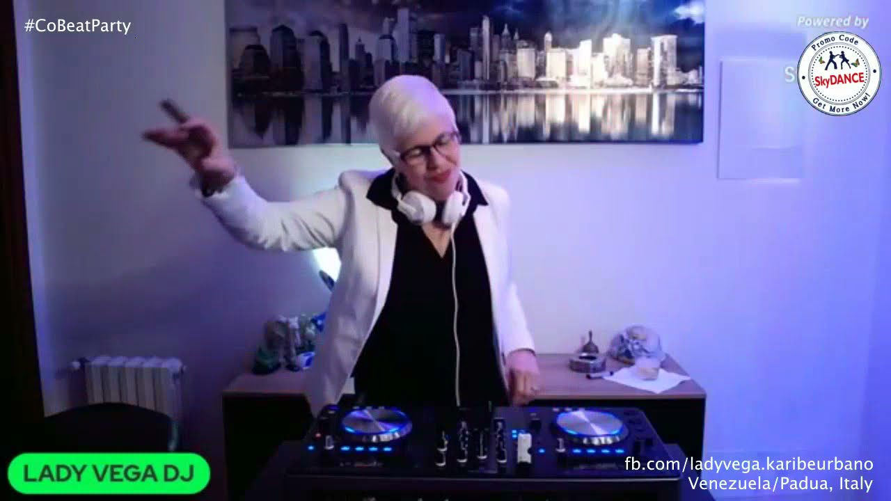 Lady Vega DJ - Padua, Italy great FB live music set at #CoBeatParty Saturday, April 25th, 2021