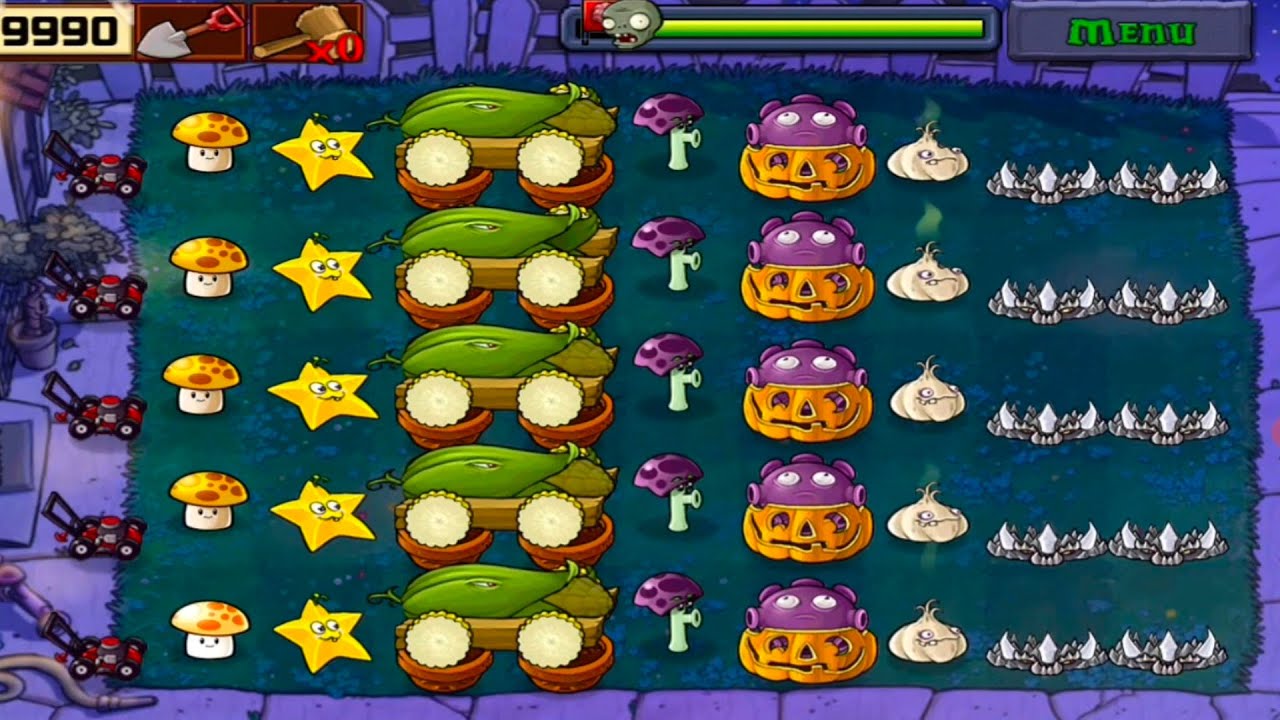 SURVIVAL || Plants Vs Zombies NIGHT 4 flags completed full gameplay, - EPS 150