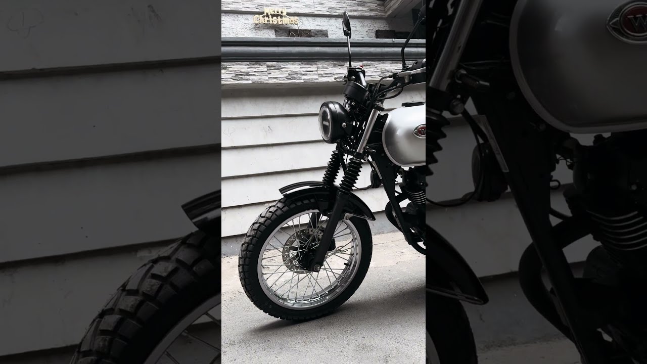 Kawasaki W175 Custom #streetscrambler #kawasaki #streetbuild #caferacer #kawasakiw175 #classicbike
