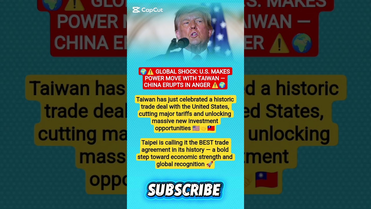 CHINA ANGRY! U.S. Makes BIG Taiwan Move — World on Edge 🇺🇸⚔️🇨🇳 