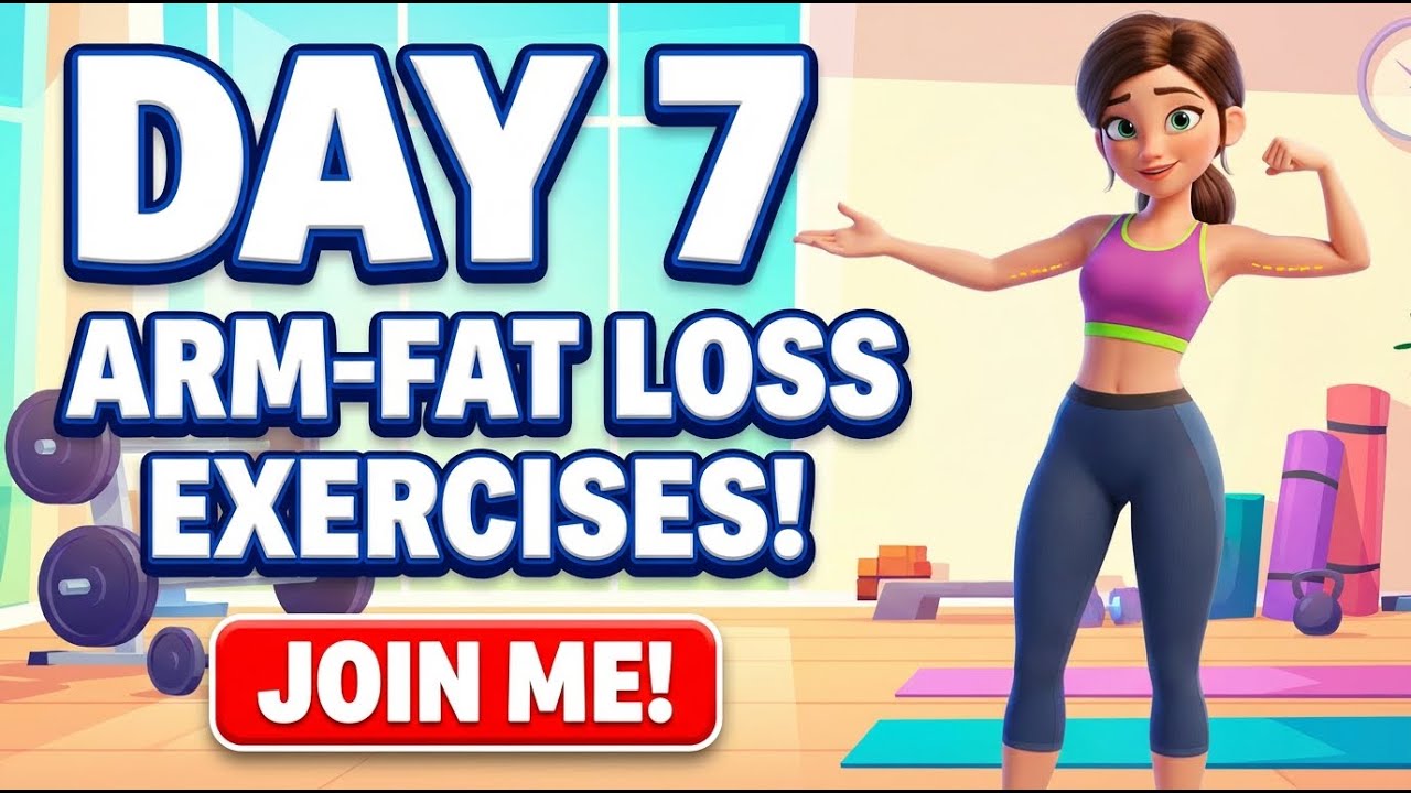 Join me for arm‑fat loss exercises! Day 7