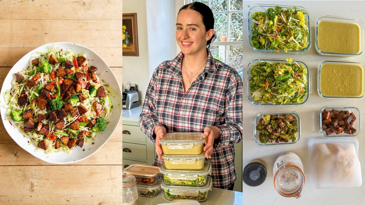 VEGAN MEAL PREP WITH ME! Breakfast & Lunch Monday - Friday
