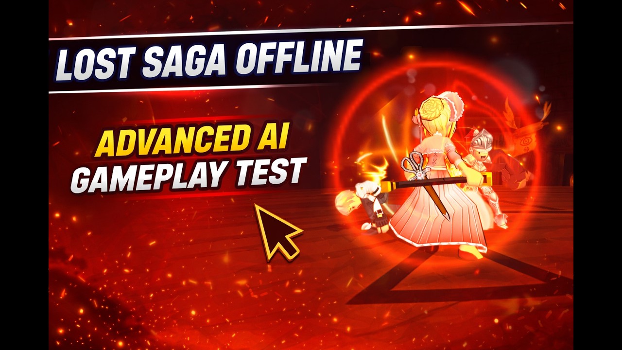 LOST SAGA OFFLINE | ADVANCED AI GAMEPLAY TEST