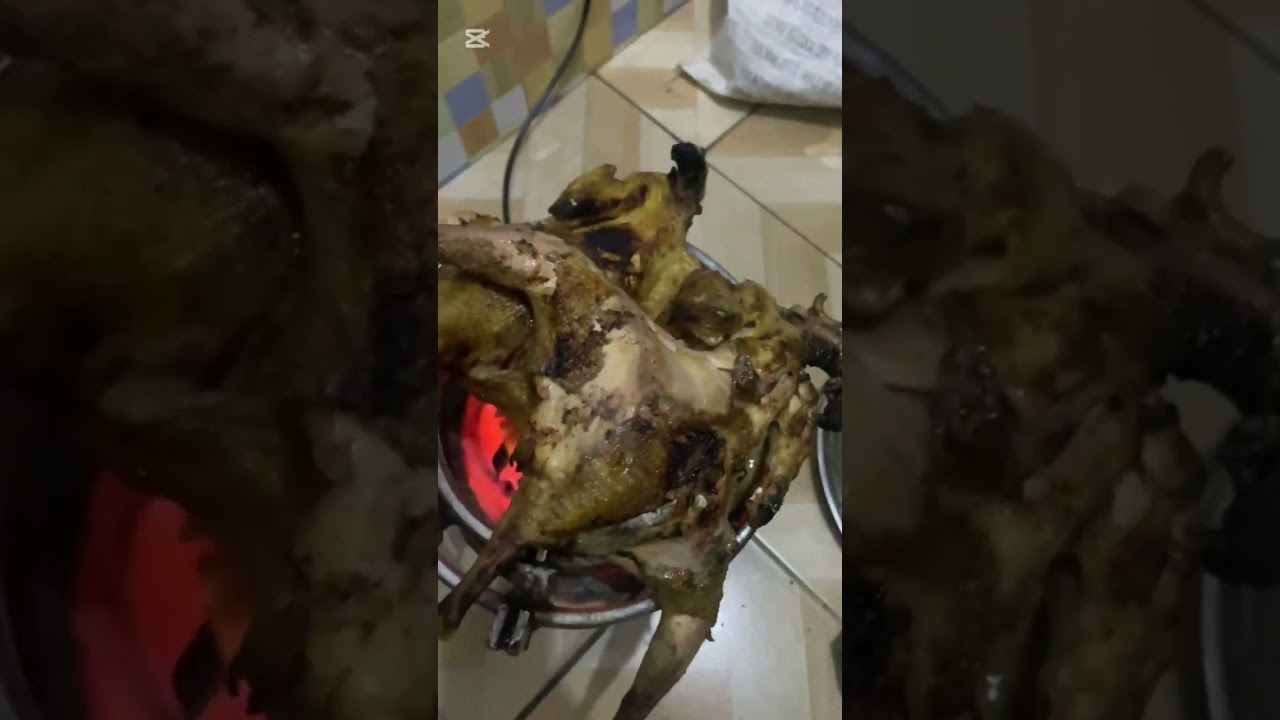Roasting chicken with Rafan