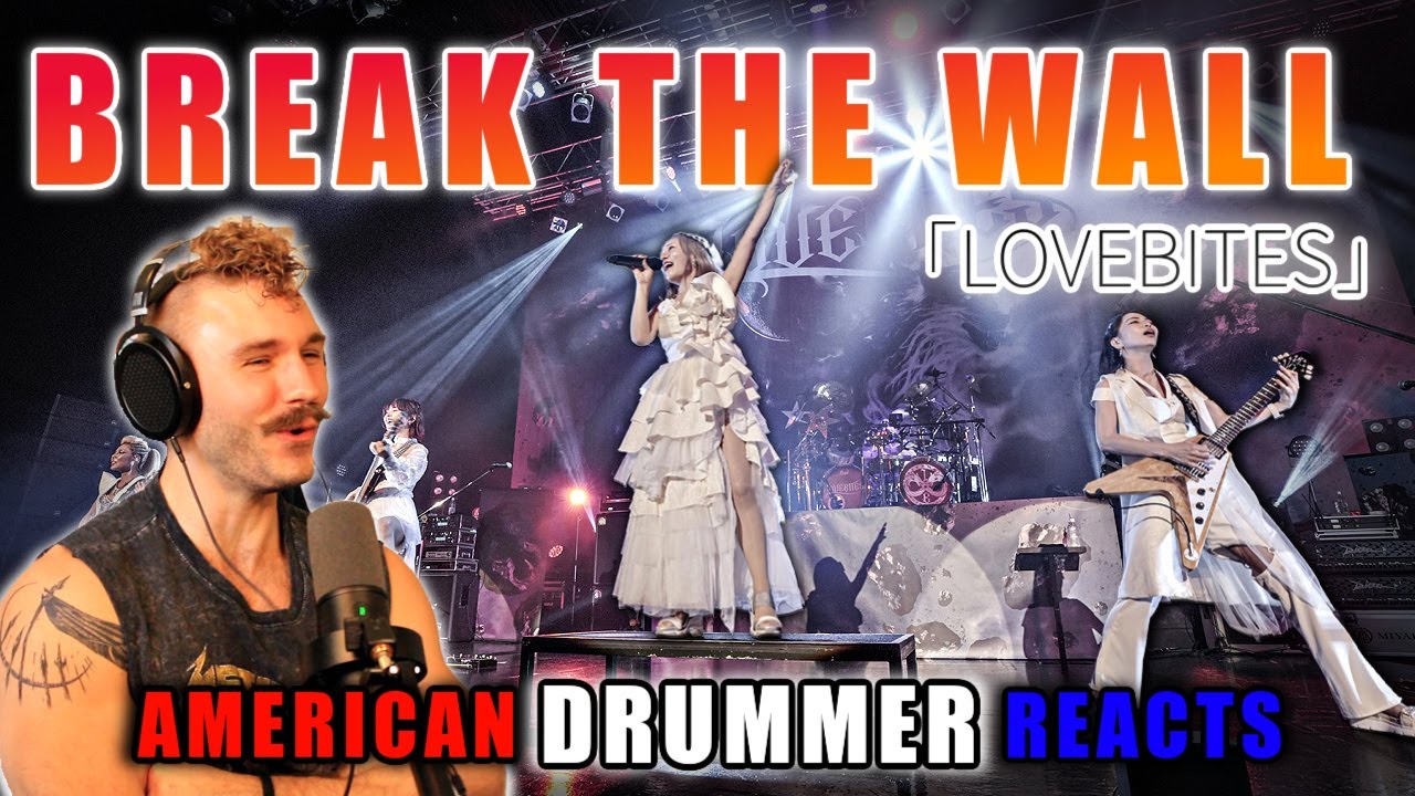 LOVEBITES – Break The Wall | アメリカ人ドラマー初見リアクション