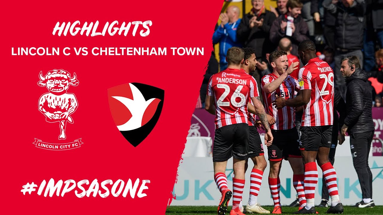Lincoln City v Cheltenham Town