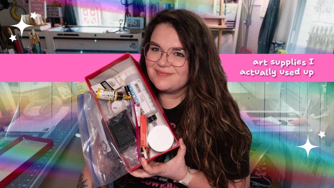 Art Supply Empties | February 2025 - February 2026