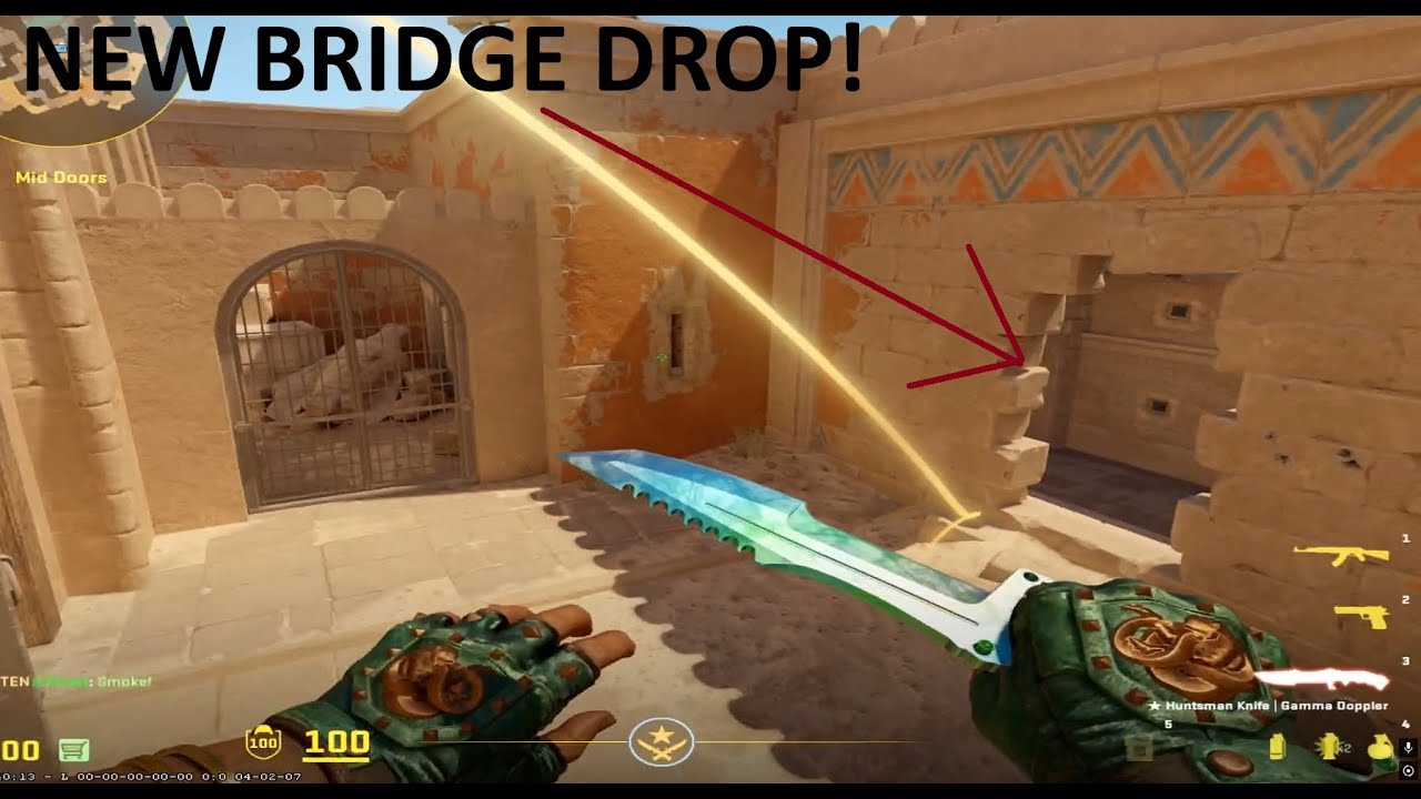 How to smoke new bridge drop on Anubis from t-spawn [2026]
