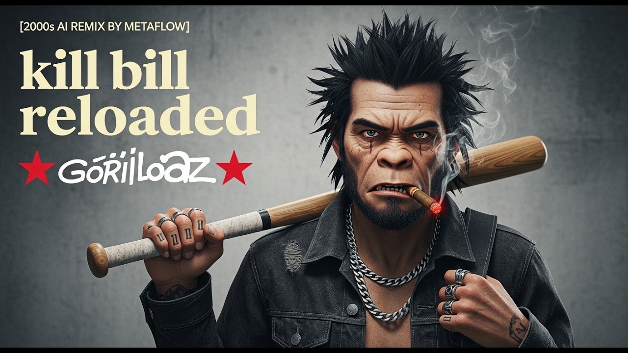 Kill Bill Meets Gorillaz — Dark AI Trip-Hop Album Mix