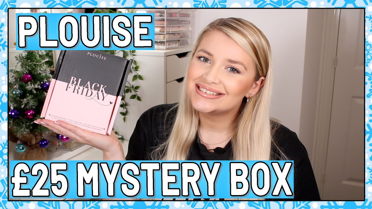 PLOUISE &pound;25 BLACK FRIDAY SMALL MYSTERY BOX 😱 | #VLOGMAS DAY 1 ⛄ | Luce Stephenson