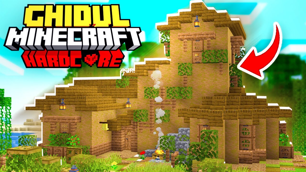 Cum sa faci o Casa? - Ghidul Minecraft Hardcore 1.21 - Ep.3