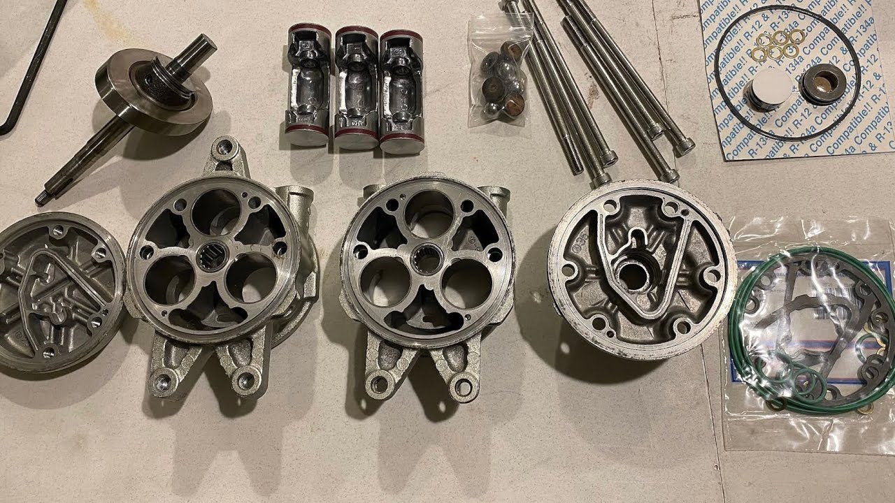 Foxbody Mustang Nippon-Denso 6P148A A/C compressor rebuild: Part 1 - Disassembly