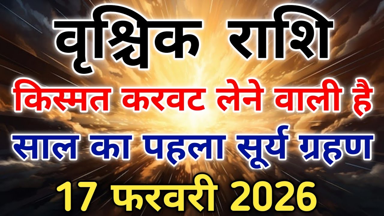 वृश्चिक राशि साल का पहला सूर्य ग्रहण अंदरूनी परिवर्तन का संकेत। #scorpio #zodiac #vrishchik 
