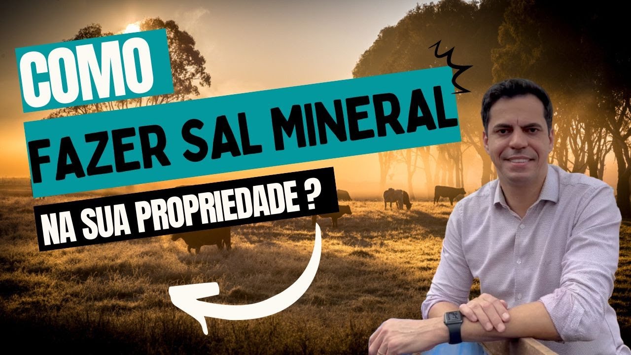 COMO FAZER SAL MINERAL NA PROPRIEDADE?