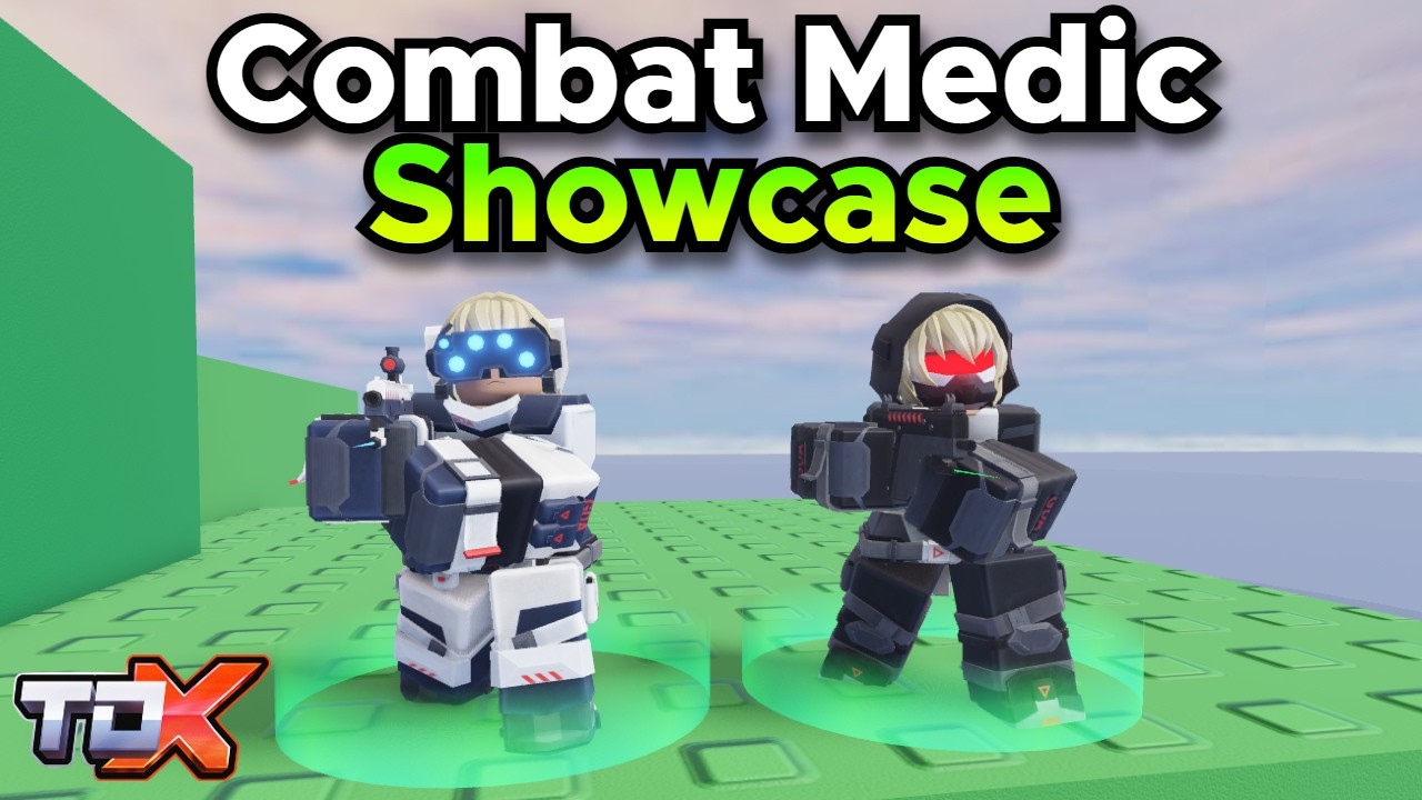 TDX Combat Medic Showcase (Stats, Abilities, Gameplay) - Tower Defense X Roblox