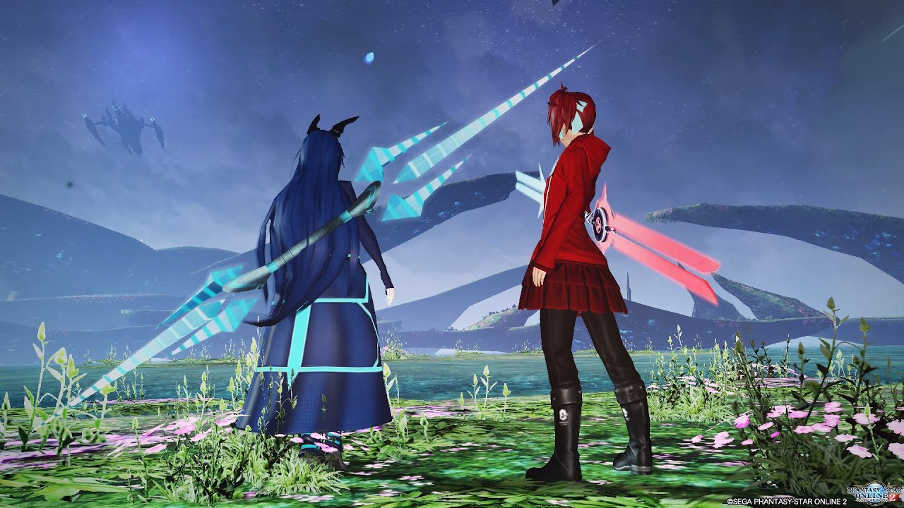 [PSO2] 憎悪に歪む原初の闇ペア Fi/Lu×2 Sランク 