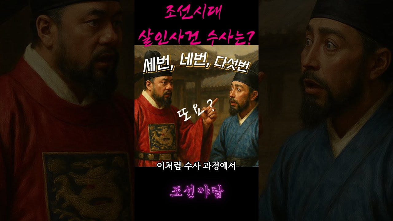 조선의 살인사건 수사  