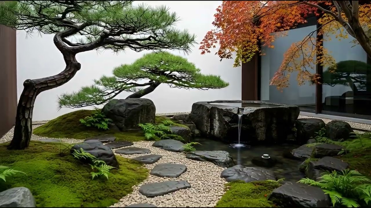 Watch This Empty Space Become a Peaceful Japanese Garden | Minimal Zen Yard Design