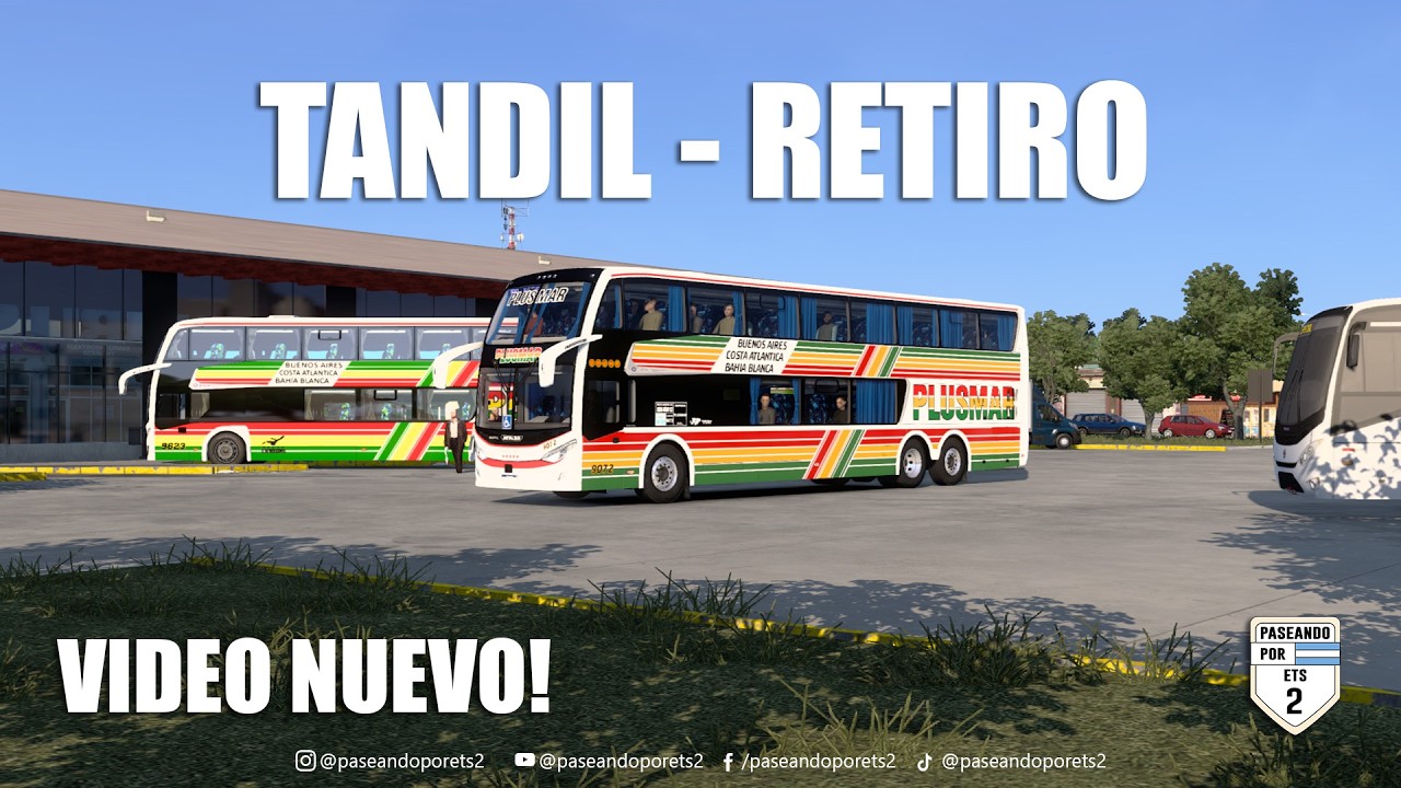 ¡CON EL STARBUS 3 VERSIÓN PLUSMAR!🔥🚌| ¡TANDIL - RETIRO, BS AS🚍| ETS 2 MAPA CEIBO | NO ES SIMULADO.