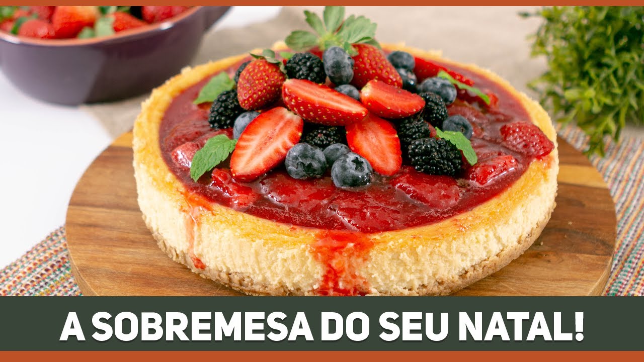 Como Fazer a Cheesecake de Frutas Vermelhas de Nova Iorque - RM 846