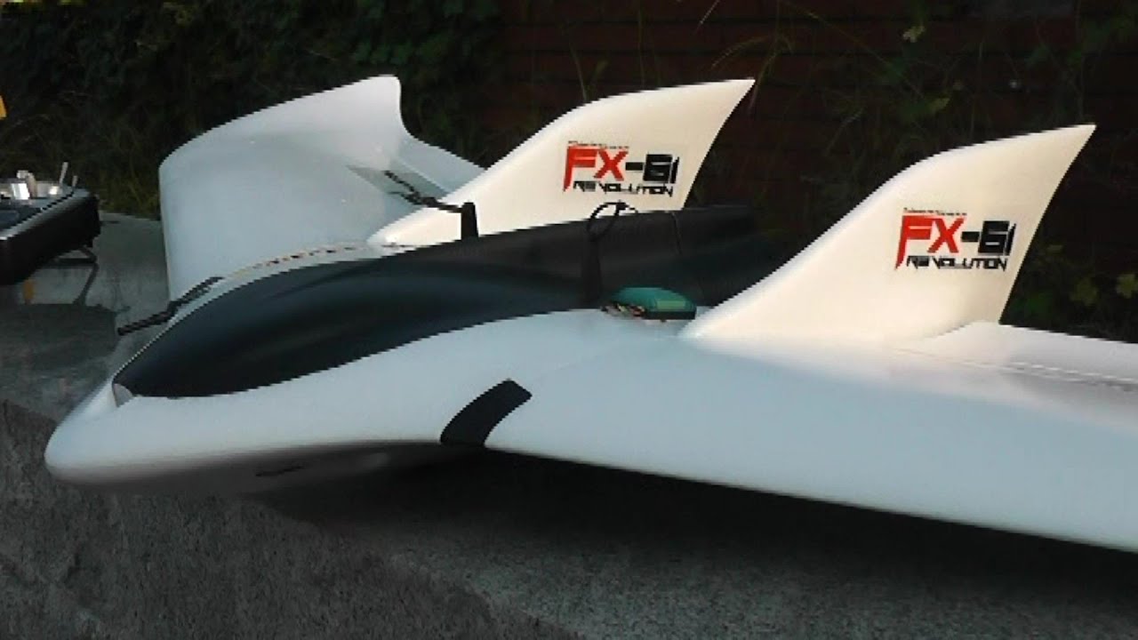 FX-61 Phantom Long Range FPV Flying Wing Maiden Flight