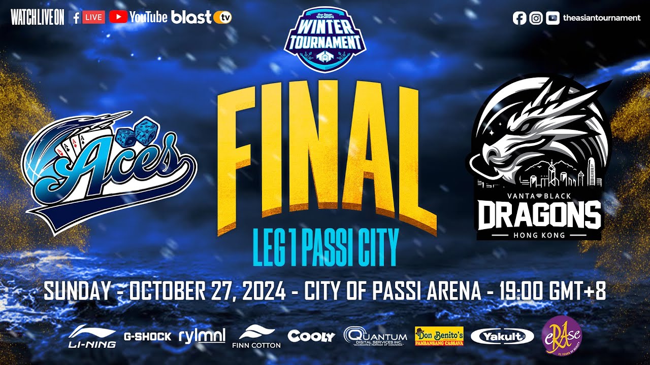 TAT WINTER TOURNAMENT LEG 1 FINAL OCTOBER 27, 2024: ACES VS DRAGONS