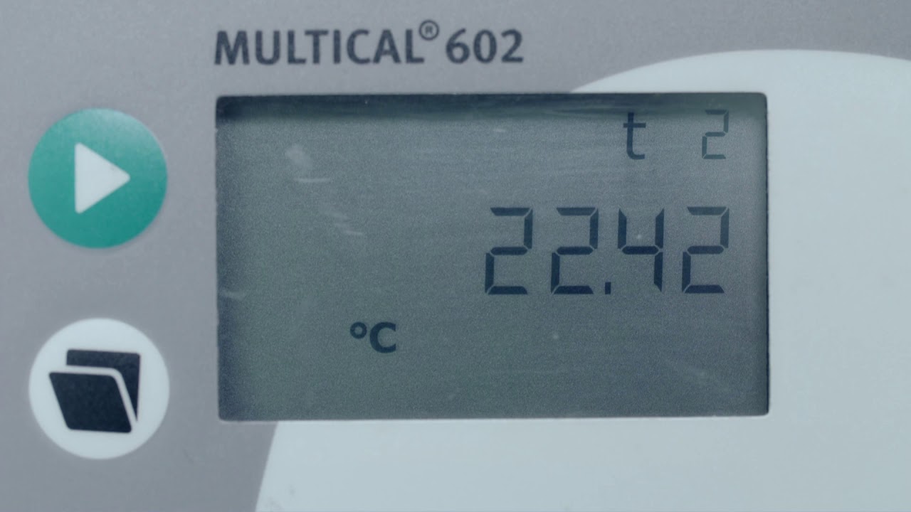 EON Fjernvarmemåler med 2 knapper