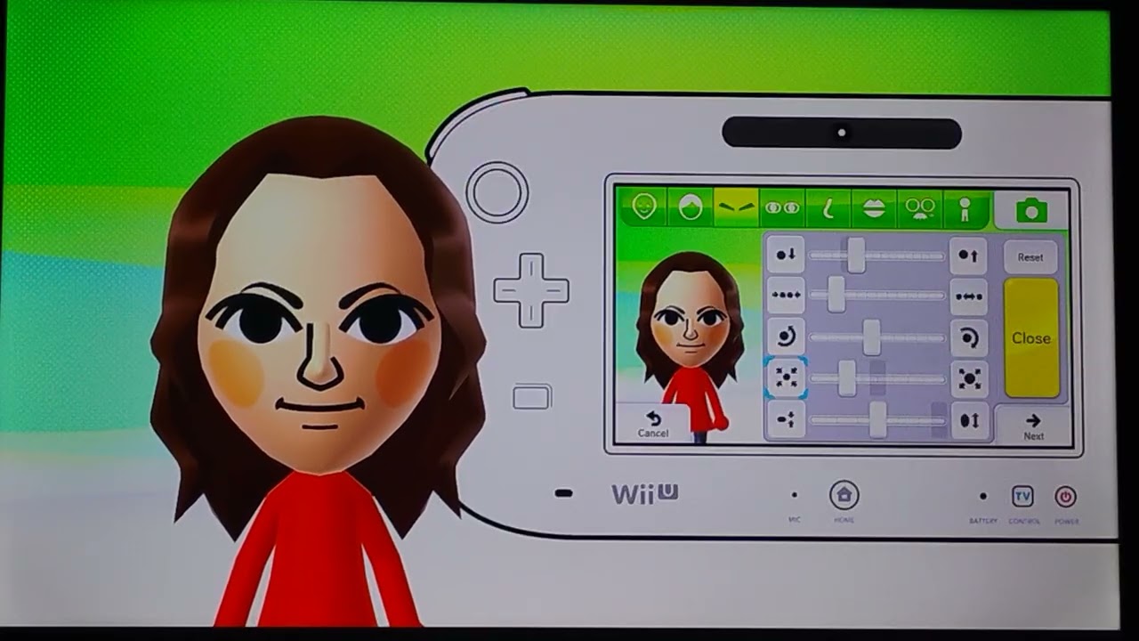 Wii U Mii Maker - Maria from Wii Sports Club 
