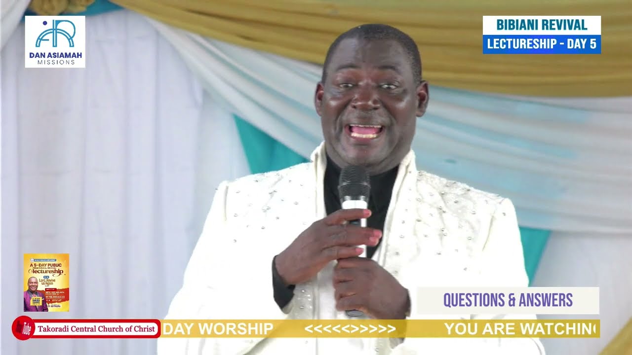 Bibiani Area Churches of Christ Public Preaching & Revival Lectureships - Day 5 Part 3 (01/02/26)