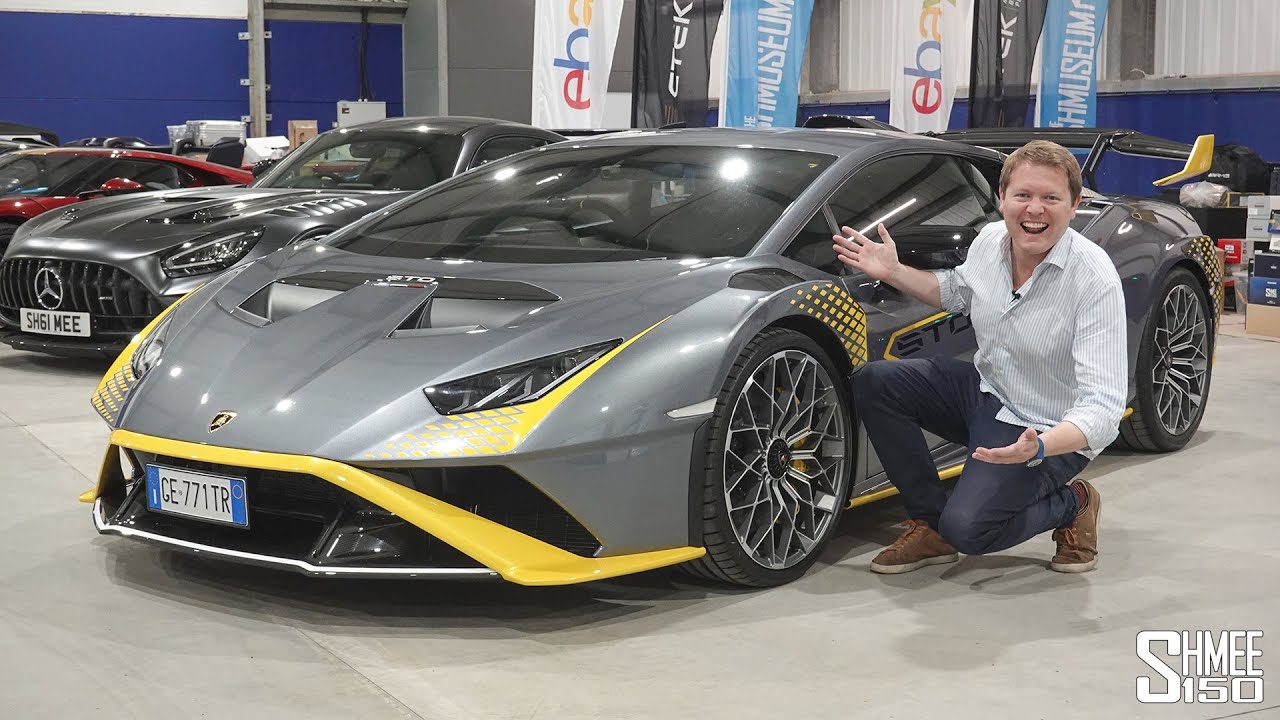 NEW Lamborghini Huracan STO Delivered at The Shmuseum! My First Drive