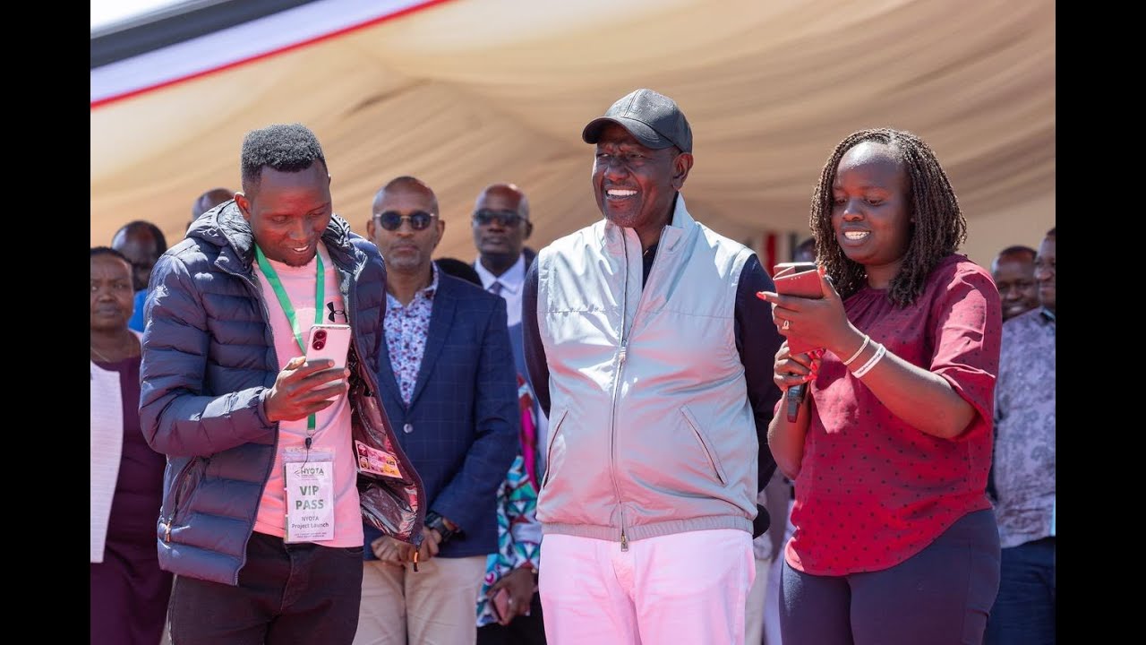 Ruto at Nyota Business Start-Up Capital Disbursement, Nakuru County