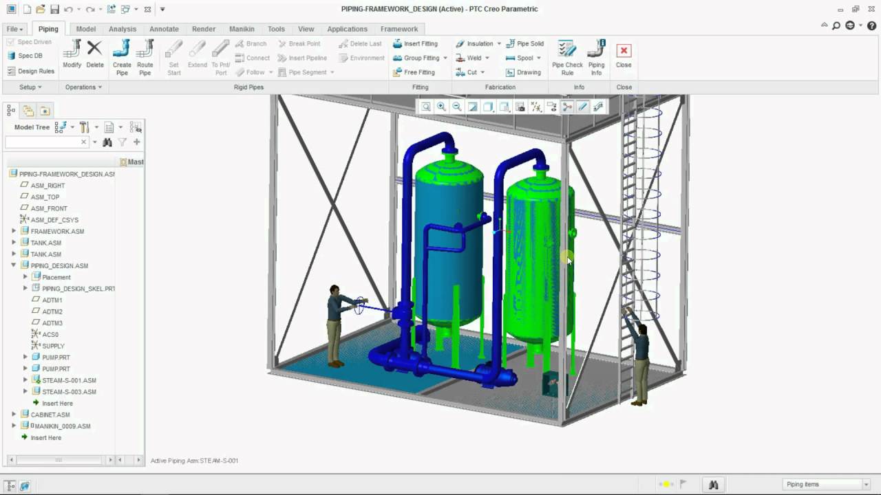 CREO PIPING & FRAMEWORK
