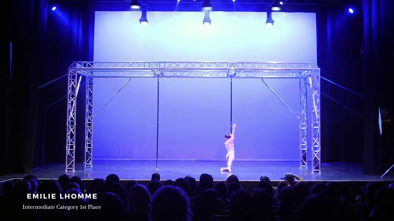 London Pole Championships 2022 Emilie Lhomme Intermediate Category 1st Place