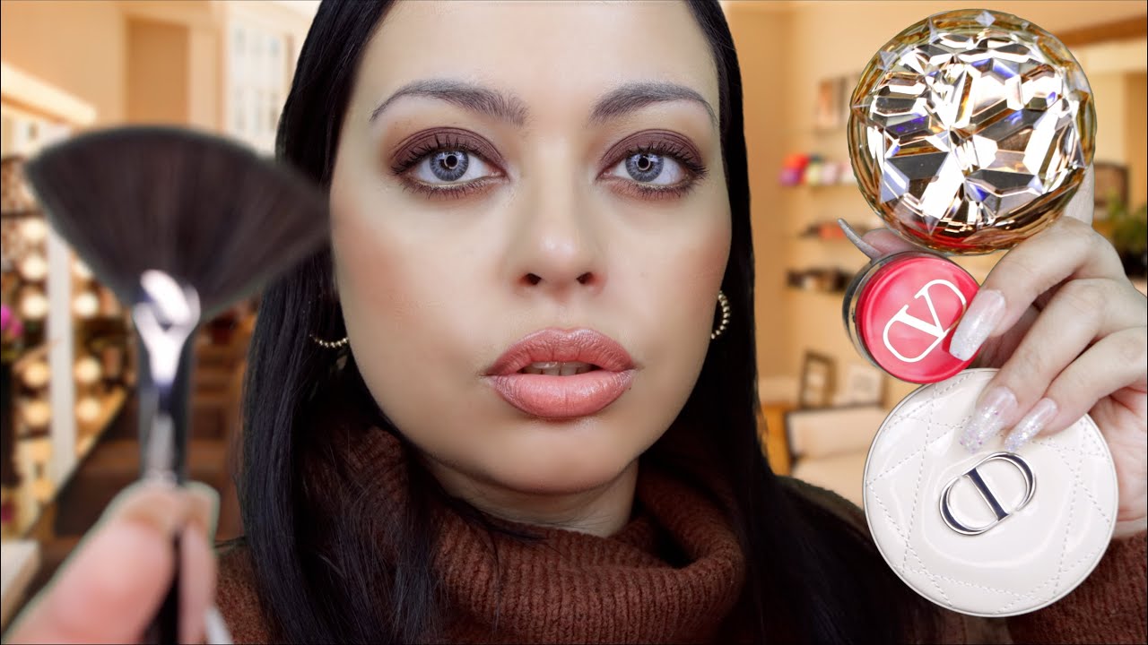 ASMR| New Year's Glam High End Makeover| Makeup Artist PERSONAL ATTENTION