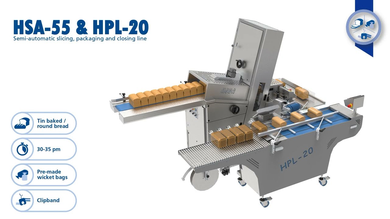 Linia krojąco-pakująca HOBA HSA55, HPL-20 3D