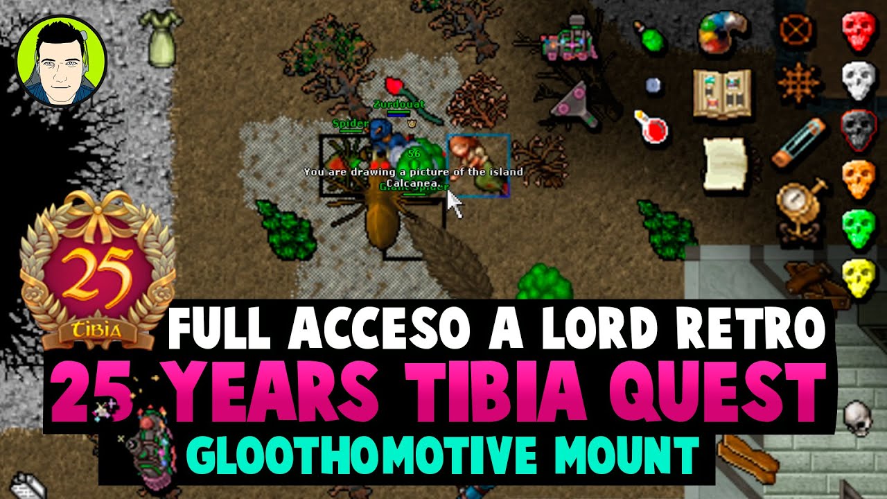 Tutorial 25 Years Of Tibia Quest | Acceso a Lord Retro | Paso a Paso